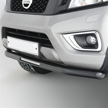 Frontspoiler (Slash bar) med ledbar fra Trux til Nissan Navara NP300 Årgang 2016+