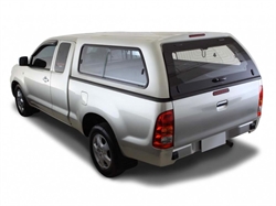 Hardtop fra Aeroklas m/skydevinduer til Nissan Navara Extra Cab Årgang 2005-2015