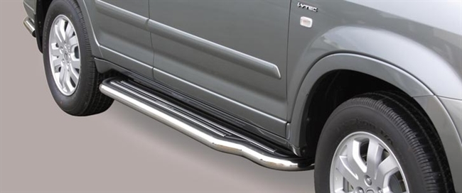 Trinbrædder i rustfri stål - Blank Lang model fra Mach til Honda CR-V 02-04