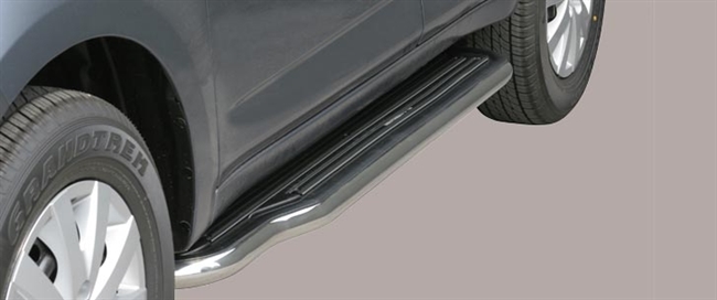 Trinbrædder i rustfri stål - Blank - Lang model fra Mach til Daihatsu Terios 06-09 MK3