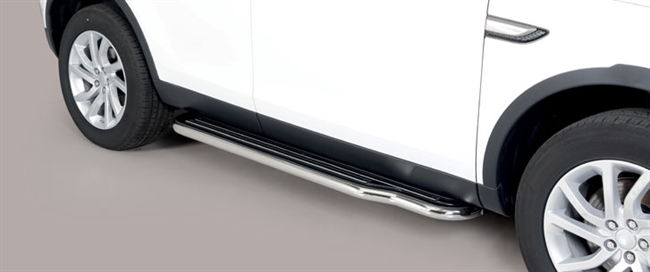 Trinbrædder i rustfri stål - Blank - Lang model til Land Rover Discovery Sport årg. 18+