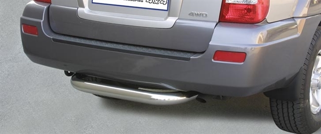 Beskyttelsesbar til bagkofanger - Sort Terracan årg. 03>