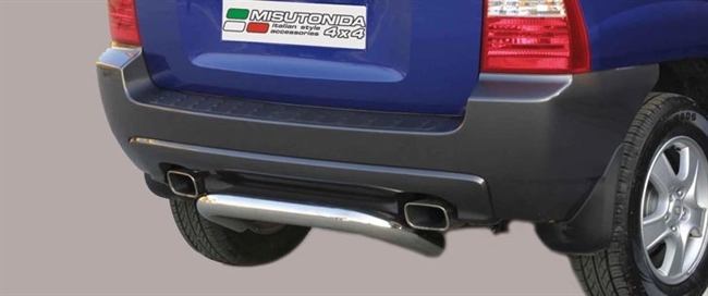 Beskyttelsesbar til bagkofanger - Blank Kia Sportage årg. 04-08