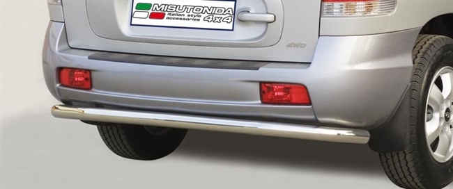 Beskyttelsesbar til bagkofanger  - Blank til Hyundai Santa Fe årg. 05-06