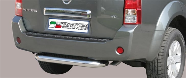 Beskyttelsesbar til bagkofanger - Blank til Nissan Pathfinder årg. 05-10