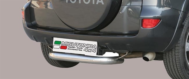 Beskyttelsesbar til bagkofanger - Blank til Toyota Rav4 årg. 05-09