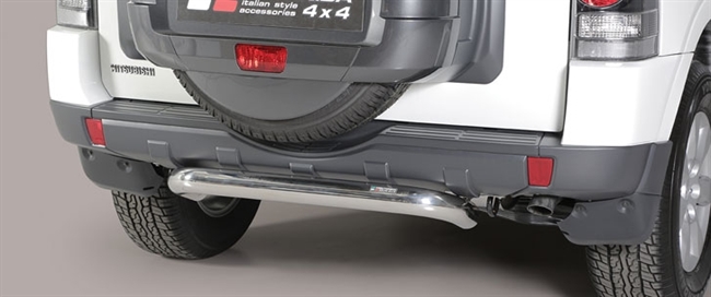 Beskyttelsesbar til bagkofanger - Blank til Mitsubishi Pajero årg. 07+