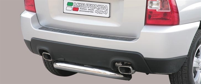 Beskyttelsesbar til bagkofanger - Blank Kia Sportage årg. 08-10