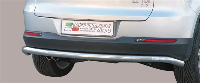 Beskyttelsesbar til bagkofanger - Blank til VW Tiguan årg. 08-11