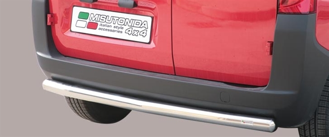 Beskyttelsesbar til bagkofanger - Blank til Peugeot Bipper årg. 08>