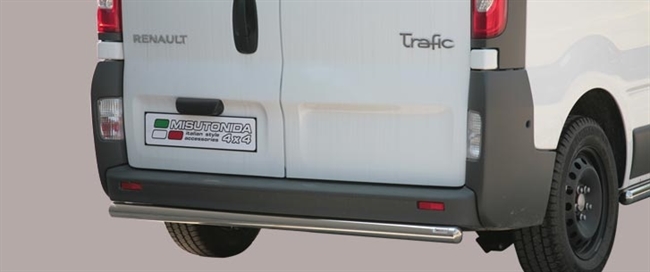 Beskyttelsesbar til bagkofanger - Blank til Renault Trafic årg. 07-13