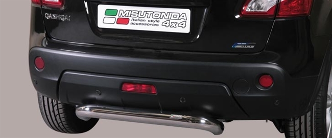 Beskyttelsesbar til bagkofanger - Blank til Nissan Qashqai årg. 10-13