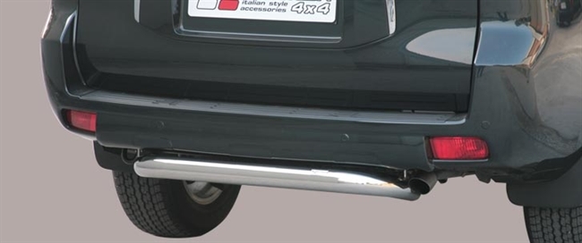 Beskyttelsesbar til bagkofanger - Fås i sort og blank til Toyota Land Cruiser 150 3 dørs årg. 09-13