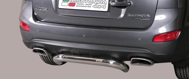 Beskyttelsesbar til bagkofanger - Blank Hyundai Santa Fe årg. 10-12