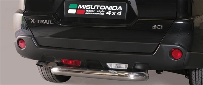 Beskyttelsesbar til bagkofanger - Blank til Nissan X-Trail årg. 11-14