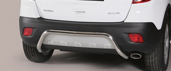 Beskyttelsesbar til bagkofanger - Blank til Opel Mokka årg. 12+