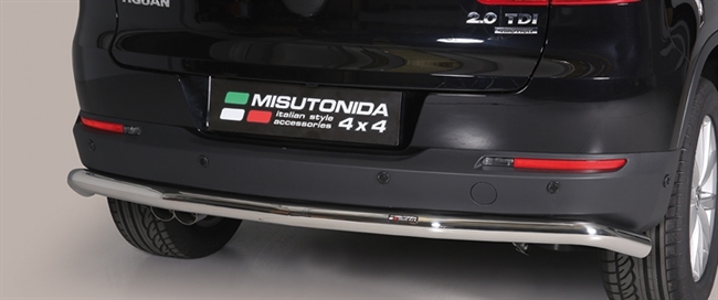 Beskyttelsesbar til bagkofanger - Blank til VW Tiguan årg. 08-11