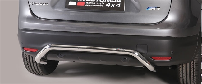 Beskyttelsesbar til bagkofanger - Blank til Nissan Qashqai årg. 14-17