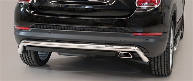 Beskyttelsesbar til bagkofange - Blank til Fiat 500 X