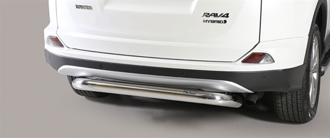 Beskyttelsesbar til bagkofanger - Fås i sort og blank til Toyota Rav4 årg. 16-18