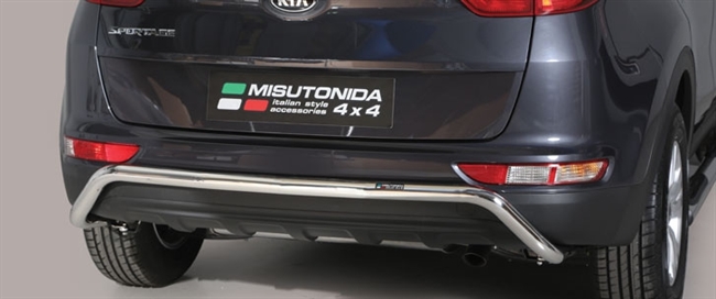 Beskyttelsesbar til bagkofanger - Blank Kia Sportage årg. 16-17