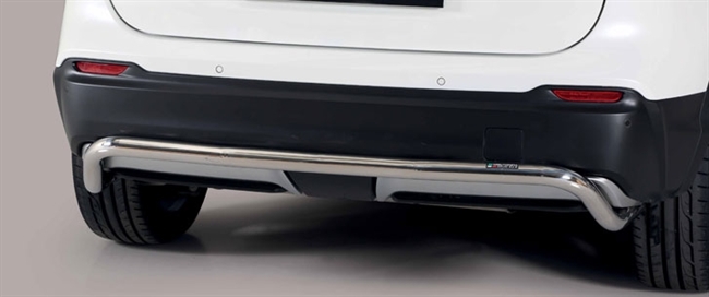 Beskyttelsesbar til bagkofanger - Blank til Nissan Qashqai årg. 17+