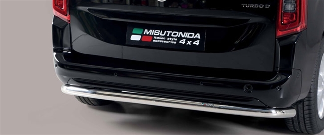 Beskyttelsesbar til bagkofanger - Blank til Opel Combo L1/L2 årg. 18+