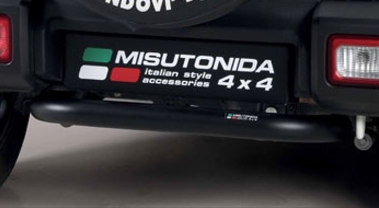 Beskyttelsesbar til bagkofanger - Sort Chevrolet Captiva årg. 11>