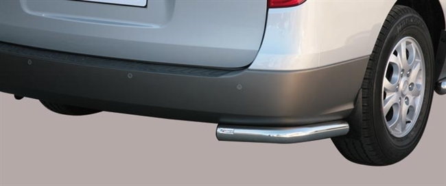 Beskyttelsesbar - Hjørne i rustfri stål - Fås i sort og blank til Hyundai H1