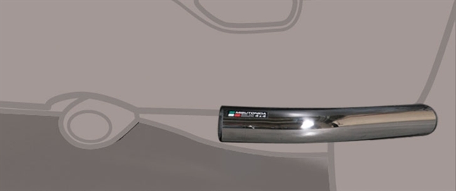 Beskyttelsesbar - Hjørne i rustfri stål - Fås i sort og blank til Honda CR-V 98-01