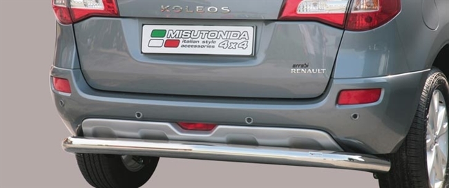 Beskyttelsesbar (fuld size) til bagkofanger - Fås i sort og blank til Renault Koleos årg. 08+