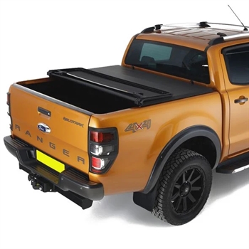 Soft Cover Tri-Fold fra Trux til Ford Ranger D/C Årgang 2019-2022 (Uden ladder rack)