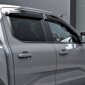 Vindafviser/wind deflector 4 stk. fra Trux til Ford Ranger D/C Årgang 2023+