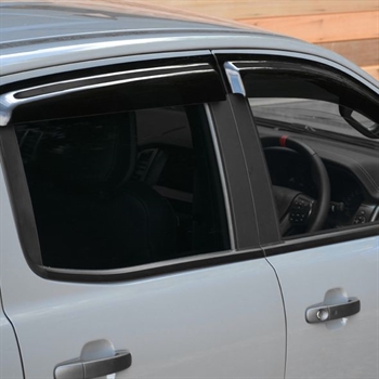 Vindafviser/wind deflector 4 stk. fra Trux til Ford Raptor D/C Årgang 2019-2022