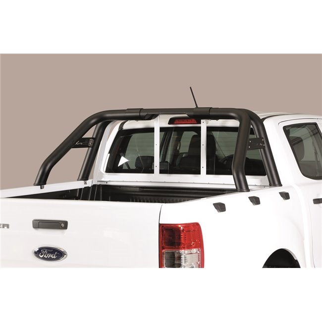 Styrtbøjle/Roll Bar - Sort til Ford Ranger Double Cab Årgang 2019+