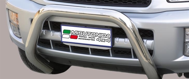 Frontbøjle (Super Bar) i rustfri stål - Blank til Toyota Rav4 årg. 00-03