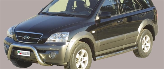 Frontbøjle (Super Bar) i rustfri stål - Blank til Kia Sorento årg. 02-06