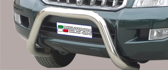 Frontbøjle (Super Bar) i rustfri stål - Blank til Toyota Land Cruiser 90/95