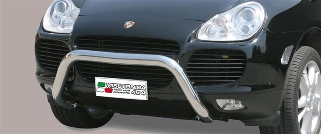 Frontbøjle (Super Bar) i rustfri stål - Blank til Porsche Cayenne årg. 03+