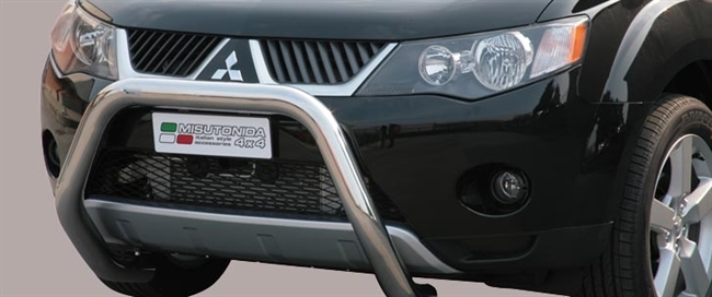 Frontbøjle (Super Bar) i rustfri stål - Blank til Mitsubishi Outlander årg. 07-10