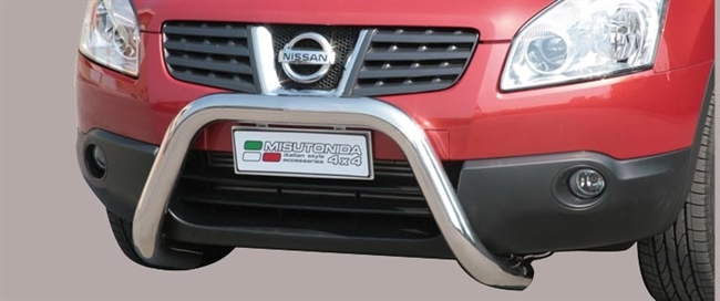 Frontbøjle (Super Bar) i rustfri stål - Blank til Nissan Qashqai årg. 07-09