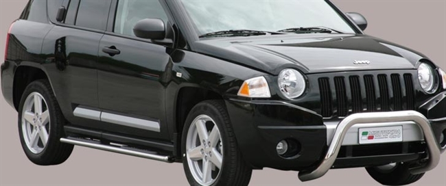 Frontbøjle (Super Bar) i rustfri stål - Blank til Jeep Compass årg. 07-10