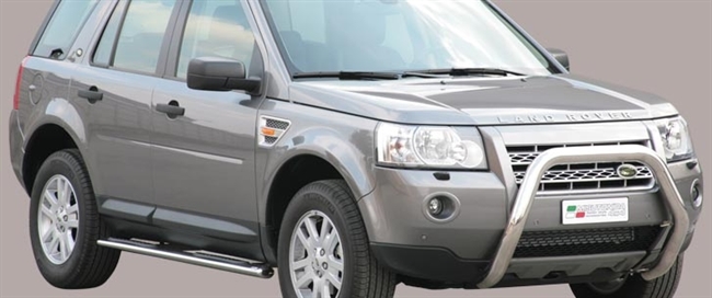Frontbøjle (Super Bar) i rustfri stål - Blank til Land Rover Freelander 2 årg. 07+