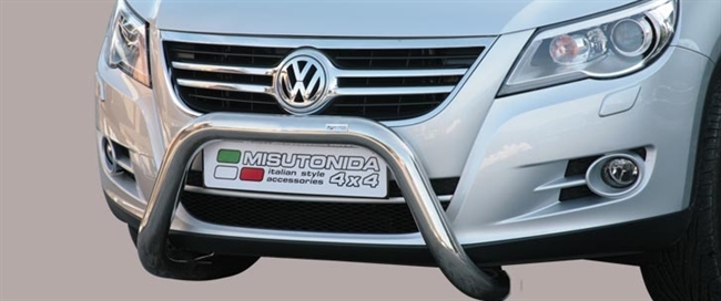 Frontbøjle (Super Bar) i rustfri stål - Blank til Tiguan årg. 08-11