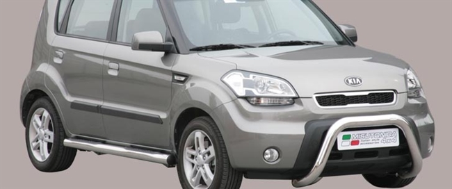 Frontbøjle (Super Bar) i rustfri stål - Blank til Kia Soul årg. 09-13