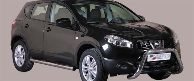 Frontbøjle (Super Bar) i rustfri stål - Blank til Nissan Qashqai årg. 10-13