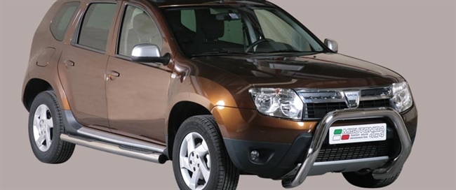 Frontbøjle (Super Bar) i rustfri stål - Sort til Dacia Duster årg. 2010-2018