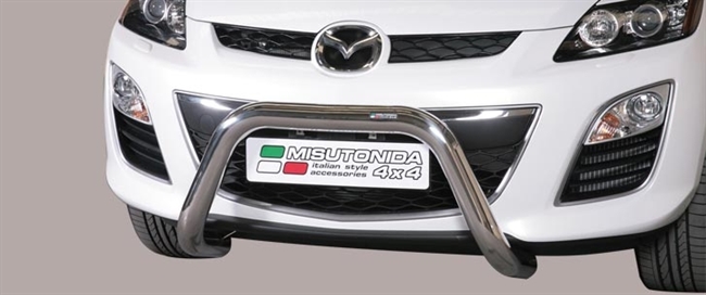 Frontbøjle (Super Bar) i rustfri stål - Fås i sort og blank fra Mach til Mazda CX7 årg, 10+