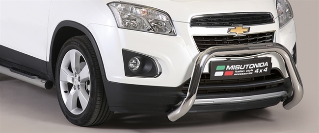 Frontbøjle (Super Bar) - EU godkendt - Blank til Chevrolet Trax Årgang 2013-