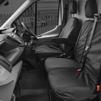 Forsædecovers - Vandtætte fra Trux til Ford Transit Custom Årgang 2012-2023